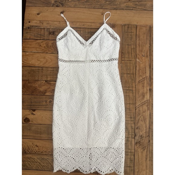Bardot Dresses & Skirts - Women's Sz: 8 M Bardot White Eyelet Sexy Sundress Summer Party Cocktails